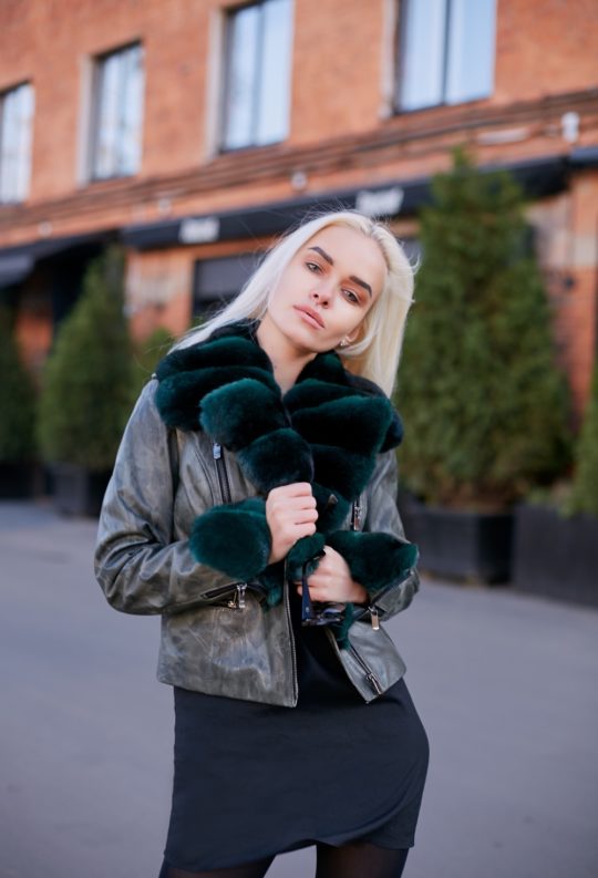 Куртка с эксклюзивным мехом
